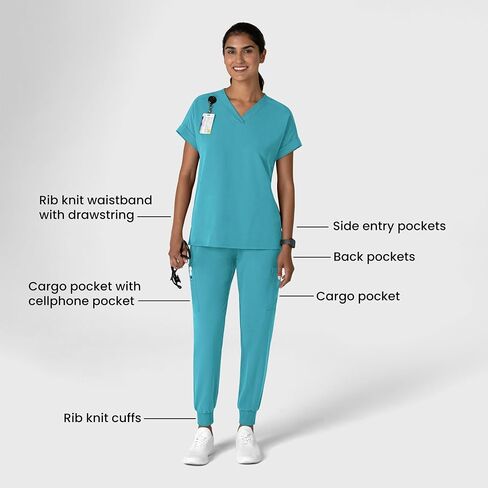 WonderWink Women's Jogger Utility Scrub Pant in Saudi Arabia