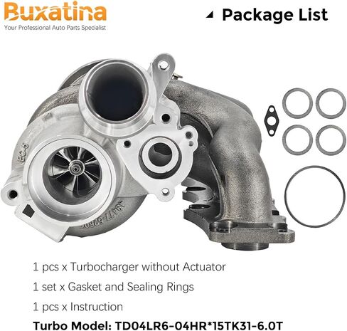 49477-02025 TurboCharger بدون مشغل يناسب محرك N20 2.0L لـ BMW 228i (F22) 320i 328i (F30) 428i (F32) 528i (F10) x1 x3 x4 x5 Z4 Z4 2012-2018 Turbo Charger# 11657635804 in Saudi Arabia