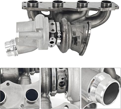 49477-02025 TurboCharger بدون مشغل يناسب محرك N20 2.0L لـ BMW 228i (F22) 320i 328i (F30) 428i (F32) 528i (F10) x1 x3 x4 x5 Z4 Z4 2012-2018 Turbo Charger# 11657635804 in Saudi Arabia