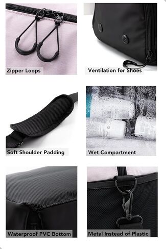 Fitgriff® Gym Bag V2 للرجال والنساء مع مقصورة الأحذية والرطوبة - حقيبة واق من المطر للسفر والرياضة واللياقة والتمرين in Kuwait