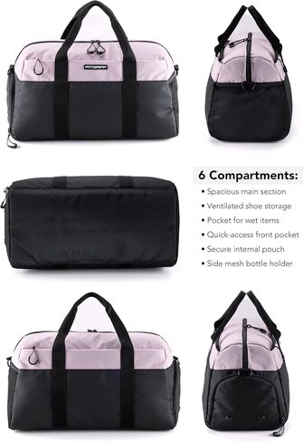 Fitgriff® Gym Bag V2 للرجال والنساء مع مقصورة الأحذية والرطوبة - حقيبة واق من المطر للسفر والرياضة واللياقة والتمرين in Kuwait