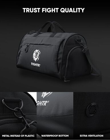 FIGHTR® Sports bag & travel Duffel bag for men and women - with shoe compartment & wet compartment - bag for sports, fitness & travel in Saudi Arabia