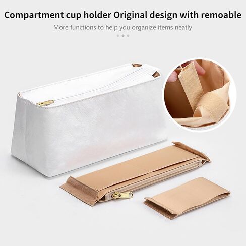 Bag Organizer Insert, Purse Organizer Insert Suit for LV Carryall PM Tote Bag, Upgraded Dupontpaper Handbag Shaper in Saudi Arabia
