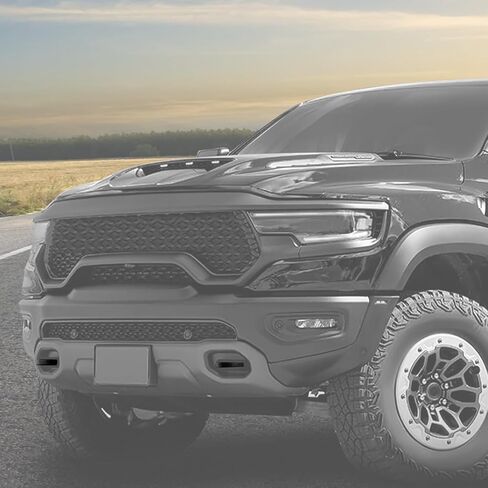 يغطي خطاف السحب RT-TCZ Cover Cover Cover Cover Rubber Protector Accessories لـ Dodge RAM TRX 2018-2025 (أحمر) in Kuwait