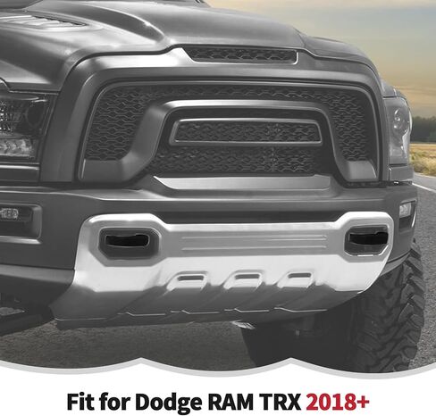 يغطي خطاف السحب RT-TCZ Cover Cover Cover Cover Rubber Protector Accessories لـ Dodge RAM TRX 2018-2025 (أحمر) in Kuwait