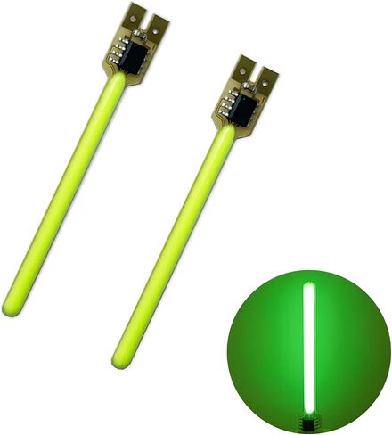 DIY kit Streaming Lights 3v Waterproof led Beads Breathing Light Auto Meteor Light Festival Decoration Lights (Green Light 2 pcs.) in Saudi Arabia