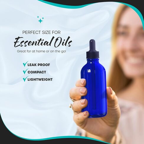 نيفلرز 48PK زجاجة قطارة زجاجية كهرمانية 4 أونصة | زجاجة قطارة العين الفارغة مانعة للتسرب | زجاجات زجاجية مع قطارة يمكن استخدامها كزجاجات قطارة صغيرة للسفر، وزجاجات الصبغات، وقطارة طبية، والمزيد in Kuwait