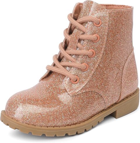 Girls Boots Glitter Dress Boots Cute Princess Shoes for Girl Toddler/Little Kid/Big Kid in Saudi Arabia