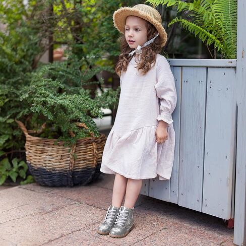 Girls Boots Glitter Dress Boots Cute Princess Shoes for Girl Toddler/Little Kid/Big Kid in Saudi Arabia