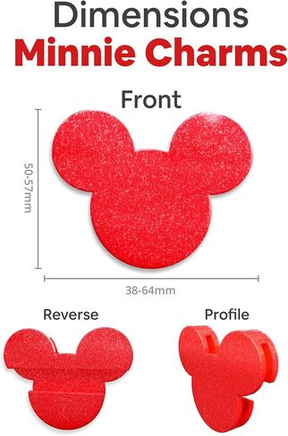 Minnie Mouse Ears for Women - Adult Mickey Ears with 3 Bag Clips (1.5x2x0.4in) - Mickey Fanny Pack in Saudi Arabia