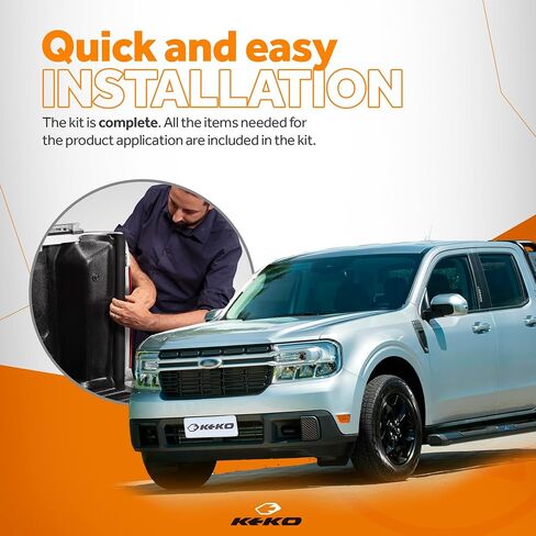 Keko - Tailgate Sealing Kit for Tonneau Cover - Exclusive Custom Fit for Ranger 2024 - Ultimate Water & Dust Protection - Easy Installation in Kuwait