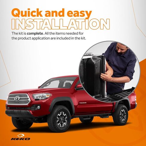 Keko - Tailgate Sealing Kit for Tonneau Cover - Exclusive Custom Fit for Ranger 2024 - Ultimate Water & Dust Protection - Easy Installation in Kuwait