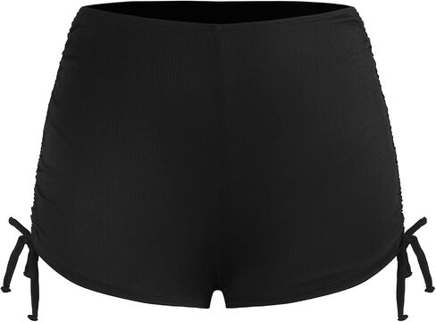 Zaful Women's V-Wire Tankini Swimsuits Control Control Ruched أعلى بدلات استحمام من قطعتين مع شورتات عالية الخصر in Kuwait
