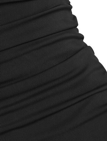 Zaful Women's V-Wire Tankini Swimsuits Control Control Ruched أعلى بدلات استحمام من قطعتين مع شورتات عالية الخصر in Kuwait