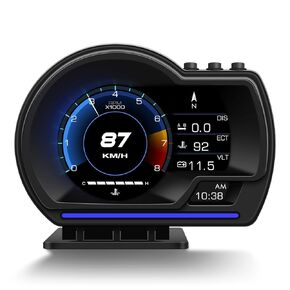 Head Up Display, OBD2+GPS Dual System, Speedometer, Tachometer, Water Temp, Volt, Overspeed Alarm AUTO Gauge Fault Diagnosis for Cars