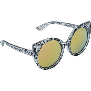 Wednesday Addams Girls Sunglasses | Officially Licensed Black Nevermore Lace Cateye Shades | UV 400 | One Size Fits Most Kids