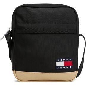 Tommy Jeans Essential Daily Crossbody Bag with Zipper and Adjustable Strap