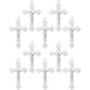 قلادة Cottvott Eastern Arthodox Cross/Catholic Jesus Christ Inri Cross Crunsifix قلادة/سلتي