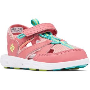 Columbia Youth Techsun Wave Sandal, Wild Salmon/Voltage, 12