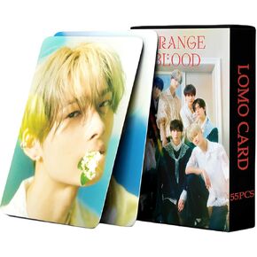 Enhypen Photocard Kpop Enhypen Orange Blood Photocard 55pcs Enhypen Album Lomo Card Enhypen Merch Gift for Fans Daughter