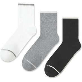 netdraw Women's Super Soft Bamboo Viscose Mini Crew Socks Arch Support Breathable Seamless Reinforced Toe Socks 3 Pack