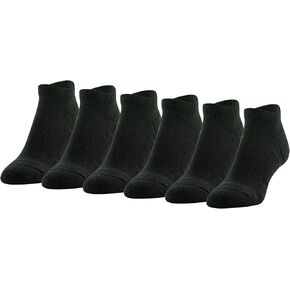 GOLDTOE Women's FIT TEC Cushion No Show Socks, 6-Pairs
