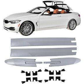 غطاء مفصل أعلى سقف قابل للتحويل متوافق مع BMW 3 Series E93 4 Series F33 M4 F83 2007-2020 استبدال 54377184037 54377184038 543777187747 الجانب الأيسر واليمين مجموعة 1 مجموعة