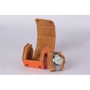Luxury Watch Display Case, Holds 3 Watches, Black Velvet Lining