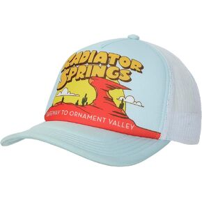 Disney Pixar Cars Disney Radiator Springs Light Blue Trucker Hat