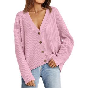 LILLUSORY Cardigan Sweaters for Women 2025 Summer Fashion Oversized Lightweight Sweater Knit Work Jacket Outfits Clothes