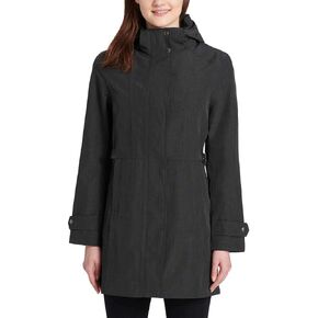 معطف Kirkland Signature Ladies Trench (صغير ، الفحم)