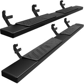 Tyger Auto 6" Riser Running Boards Compatible with 2015-2025 Ford F-150; 2022-2025 F-150 Lightning; 2017-2024 F-250 F-350 Super Duty | Supercrew Cab | TG-RS6F60118 | Side Step Rails Nerf Bars