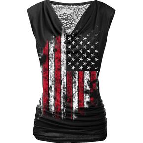 Zeagoo Tank Top for Women Trendy Going Out Tops Sleeveless Shirts Ruched Business Casual Basic Tunic Tops
