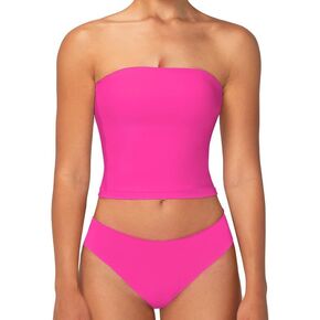 Sunzel Women's Sexy Tube Sexy Tube Top Double Clipedless Crip Top Summer Summer Basic Bandeau Tops للطبقة أو الخروج