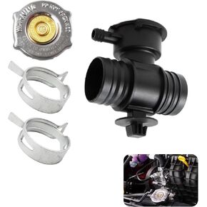 52028810AL 52029195AK برودة برودة الرادياتير مع CAP متوافق مع 2001-2004 ، 2007-2018 Chrysler 200 ، Sebring | دودج داكوتا ، دورانجو ، عيار ، أفنجر ، رحلة | جيب كومباس ، باتريوت