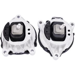 Engine Motor Transmission Mount Kit Compatible with BWM 220I 228I 230I 320I 328D 328I 330I 420I 428I 430I X3 X4 2.0L Turbocharged Engine，Replace OE A4082 22116856184 A4086 22116856183 Set of 2