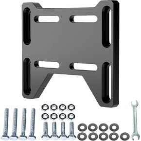Jndo Motor Adapter Bracket Bracket Black Black for Mini Bike Small 4-Stroke Engines 212CC 196CC 224CC GX160 6.6HP COLEMAN CT200U BT200X CC100X BAJA DOODLEBUG DB30