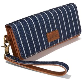Montana West × Lee Trifold Womens Wallets RFID Blocking Long Wallet Card Holder Clutch Wristlet for WomenG