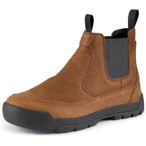 Grundéns Cloud Cover Leather Boots - Waterproof Ankle Rain Boot, Everyday Chelsea Boots, Durable Safety Toe Non Slip Work Shoe