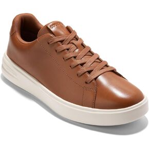 Cole Haan Men's Grand+ Court Sneakers, British Tan/Ivory, 10.5