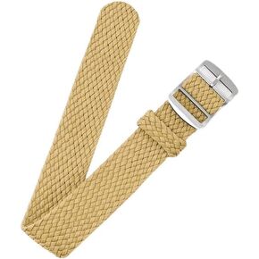Canvas Nylon Watch Straps, Nylon Braided Watch Band, Replacement Watchband Hook and Loop Straps (16mm,18mm,20mm,22mm) For Men Women