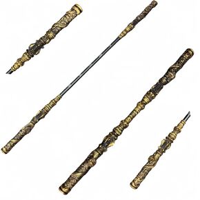 Crafthand حجم الحياة Ruyi Golden Bang Black Game Game Game Game Game Game Weapon 62.9 '' Monkey King Action Figure Cosplay Collection Collection Weapon Deskitop Display Discoration