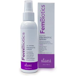 FemBiotics -Topical Probiotic Body Care for Women 4oz - Hypoallergenic, Vegan, Non GMO, GF, 100% Natural Live Probiotic, External + Internal Use, Totally Safe, No Refrigeration Required