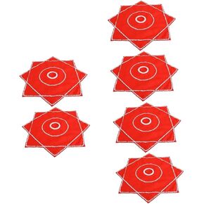 6 Pcs Swivel Handkerchief Portable Handkerchief Masquerade Party Handkerchief Chinese Style Dance Towel Handkerchief for Stage Performance Yangko Handkerchief Party Supplies