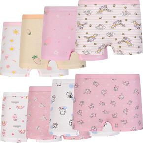 Girls Underwear Cotton Kids Boyshort Toddler Assorted Panties 8 Pack in Kuwait