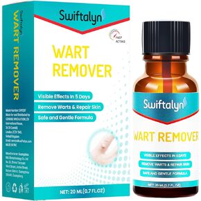 Maximum Strength Wart Remover: Advanced Liquid Treatment for Plantar, Common, Flat, and Genital Warts – Fast and Effective Removal for Feet and Skin (0.75 Fl Oz (Pack of 1))