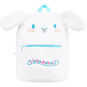 Hello Kitty Girls Fluffy Backpack, Fashion Backpack Kids Teens (Pink Hello Kitty)