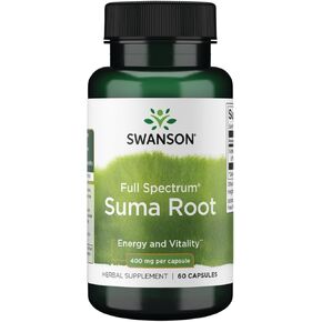 Swanson Full Spectrum Suma Root 400 Milligrams 60 Capsules