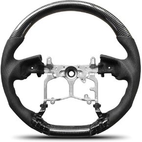 عجلة قيادة من ألياف الكربون لتويوتا GR SUPRA 2019-2022 NAPPA على شكل D مثقب الجلود عجلة قيادة مخصصة مخصصة
