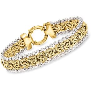 Ross-Simons Byzantine Beaded-Edge Bracelet